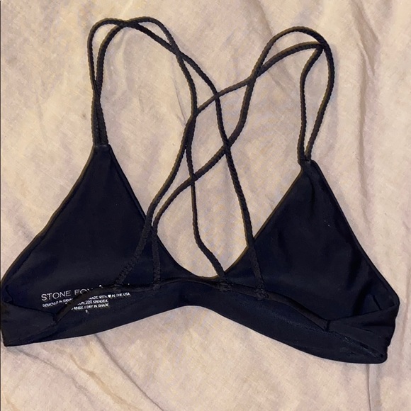 Stone Fox Swim Indie Top in Black - Picture 4 of 4